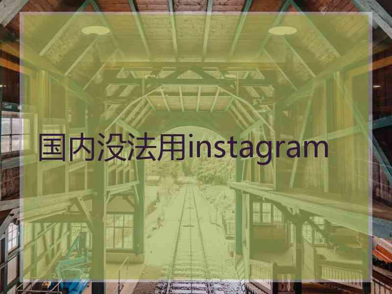 国内没法用instagram