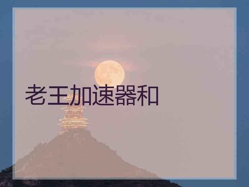 老王加速器和